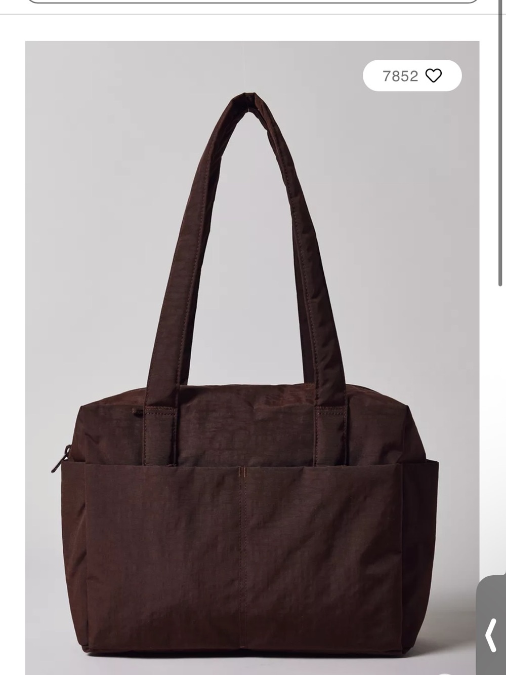 Baggu Everyday Cloud Bag - Brown